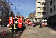 Vilniaus ugniagesius ant kojų sukėlė pranešimas apie gaisrą Vyriausybė pastate