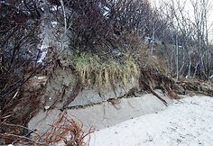 Karklės kapinaičių šlaitas