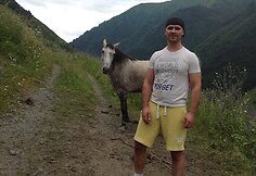 Aurimo Bružo atostogų Kaukazo kalnuose akimirkos / A.Bružo asmeninio archyvo nuotr.