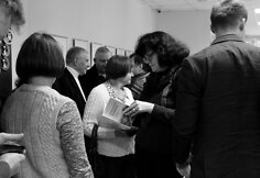 Susitikimas su autoriais Samu Yossmanu ir Shmueliu Tatzu / K. E. Krik&scaron;čiūnaitės nuotr.