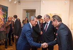 Žemutinio Naugardo valstybiniame muziejuje eksponuojami Mariaus Kavolio darbai / Menininko archyvo nuotr.