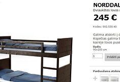 Prancūzai už kai kurias „Ikea“ prekes moka dešimtimis eurų mažiau nei lietuviai