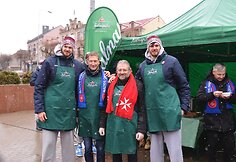 Akcijos &bdquo;Maltiečių sriuba&ldquo; Panevėžyje akimirka
