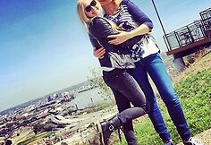 Simona Milinytė su mama Marija Miliniene