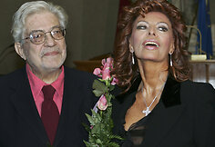 Ettore Scola ir Sophia Loren