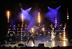 „Elvis Presley Show“ koncerto Mažeikiuose akimirka