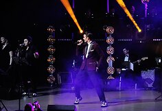 „Elvis Presley Show“ koncerto Mažeikiuose akimirka