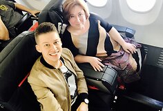 Rimvydas Širvinskas su mama Violeta