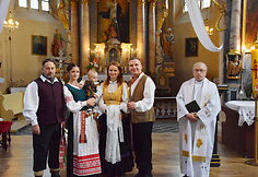 Krikštynų akimirka