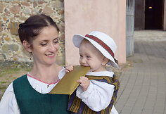 Neringa Šimašiūtė su sūnumi Domantu Vyčiu