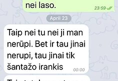 Petro Gražulio ir Birutės Navickaitės susira&scaron;inėjimas