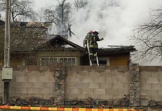 Gaisras Vilniaus Subačiaus gatvėje