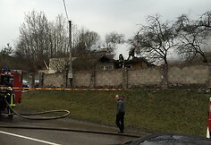 Gaisras Vilniaus Subačiaus gatvėje