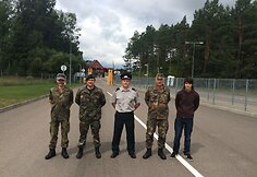 2015 metų rugpjūtį M.Lukšys su Vokietijos rezervistais lankėsi Jurbarke ir Ramoniškių pasienio kontrolės punkte