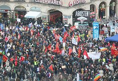 Kairiųjų radikalų protestas Miunchene