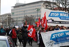 Kairiųjų radikalų protestas Miunchene