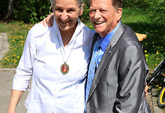 Advokatė Cristina Rudolf ir prof. Peteris Paulas Ganseris