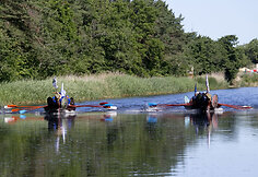 „Vikingų“ laivų lenktynės Šventojoje