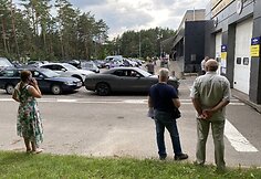 Automobilių eilės prie &bdquo;Regitros&ldquo;