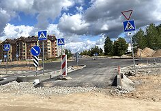 Rekonstruojama sankryža Pilaitėje