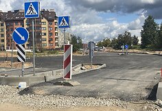Rekonstruojama sankryža Pilaitėje