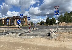 Rekonstruojama sankryža Pilaitėje