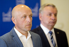 Spaudos konferencija dėl po liūties sutrikusių Registrų centro tvarkomų registrų ir informacinių sistemų veiklos