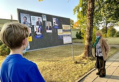Rinkiminiai plakatai Vie&scaron;intose