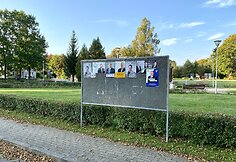 Rinkiminiai plakatai Andrioni&scaron;kyje