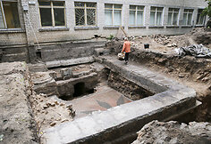 Vilniaus didžiosios sinagogos tyrimų vietoje pristatyti archeologiniai radiniai ir tyrimų rezultatai