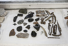 Vilniaus didžiosios sinagogos tyrimų vietoje pristatyti archeologiniai radiniai ir tyrimų rezultatai