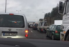 Avarija Vilniaus aplinkkelyje