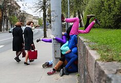 Performanso &bdquo;Bodies in Urban Spaces&ldquo; generalinė repeticija
