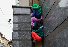 Performanso &bdquo;Bodies in Urban Spaces&ldquo; generalinė repeticija