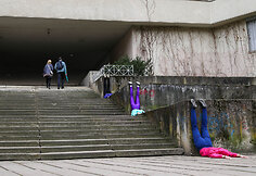 Performanso &bdquo;Bodies in Urban Spaces&ldquo; generalinė repeticija