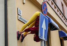 Performanso &bdquo;Bodies in Urban Spaces&ldquo; generalinė repeticija