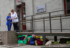 Performanso &bdquo;Bodies in Urban Spaces&ldquo; generalinė repeticija