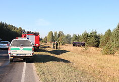 Trečiadienį, apie 11.40 val., kelyje Jurbarkas-Smalininkai nuo kelio nuvažiavo girto vairuotojo automobilis.