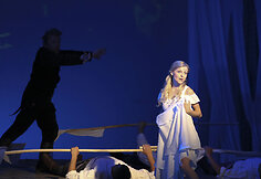 Klaipėdos valstybiniame muzikiniame teatre statytas miuziklas &bdquo;Velnio nuotaka&ldquo;