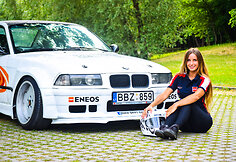 BMW vairuojanti &bdquo;drifterė&ldquo; Kotryna Kniežaitė