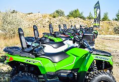 „Arctic cat“ keturračių bandymas