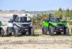 „Arctic cat“ keturračių bandymas