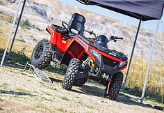 „Arctic cat“ keturračių bandymas
