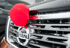&bdquo;Nissan&ldquo; surengtos akcijos Vilniuje akimirka