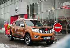 &bdquo;Nissan&ldquo; surengtos akcijos Vilniuje akimirka