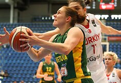Europos moterų krep&scaron;inio čempionatas: Lietuva &ndash; Turkija