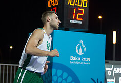 Europos žaidynės. Krep&scaron;inis 3x3. Lietuva &ndash; Serbija