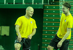 Lietuvos salės futbolo rinktinės treniruotė