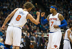 Robinas Lopezas ir Carmelo Anthony