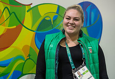 Dziudo imtynininkė Santa Pakenytė atvyko į Rio